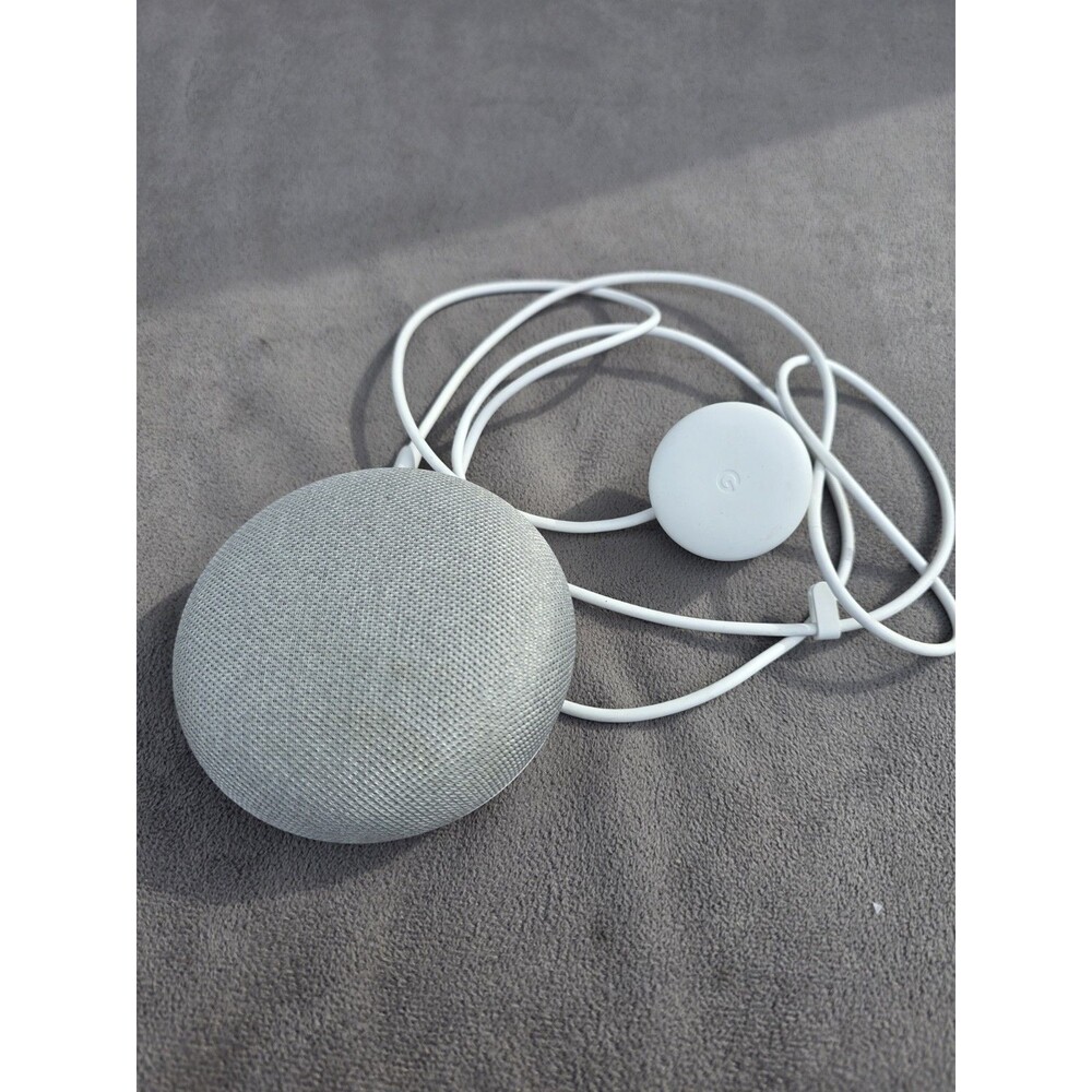 Google Home Mini Chalk GA00210-US Smart Speaker with Google Assistant